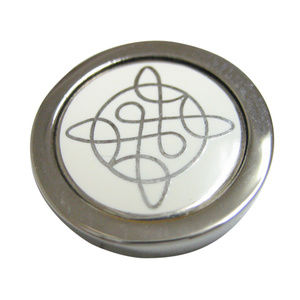 Silver Toned Celtic Design Pendant Magnet